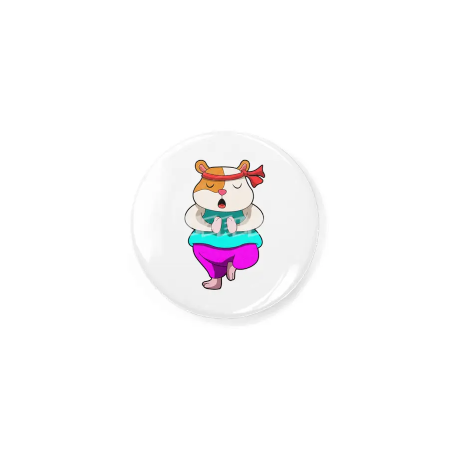 Hamster at Yoga stretching exercises Rozet