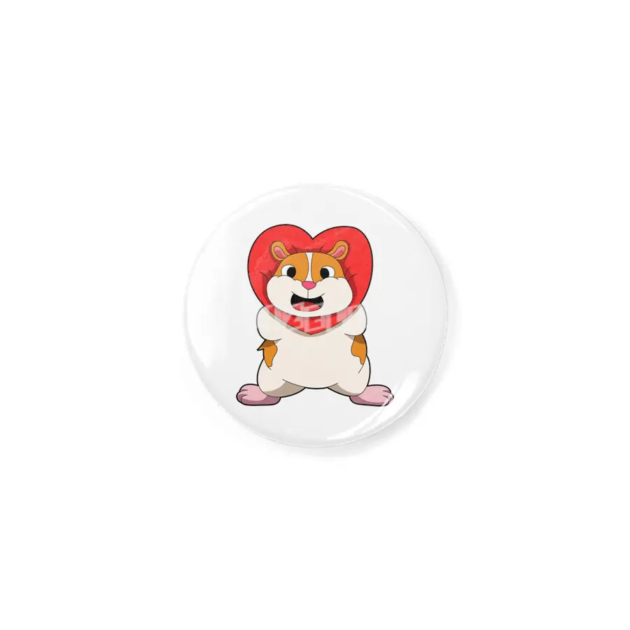 Hamster with Heart Rozet
