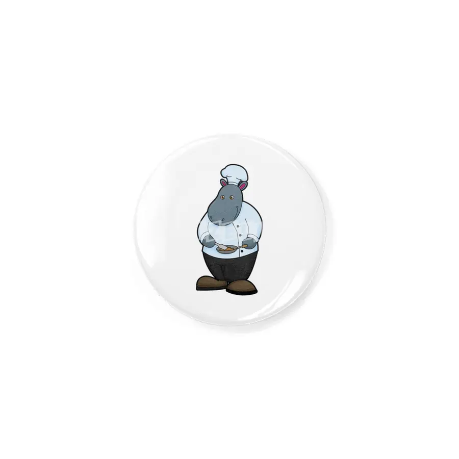 Hippo as Cook with Pan Rozet