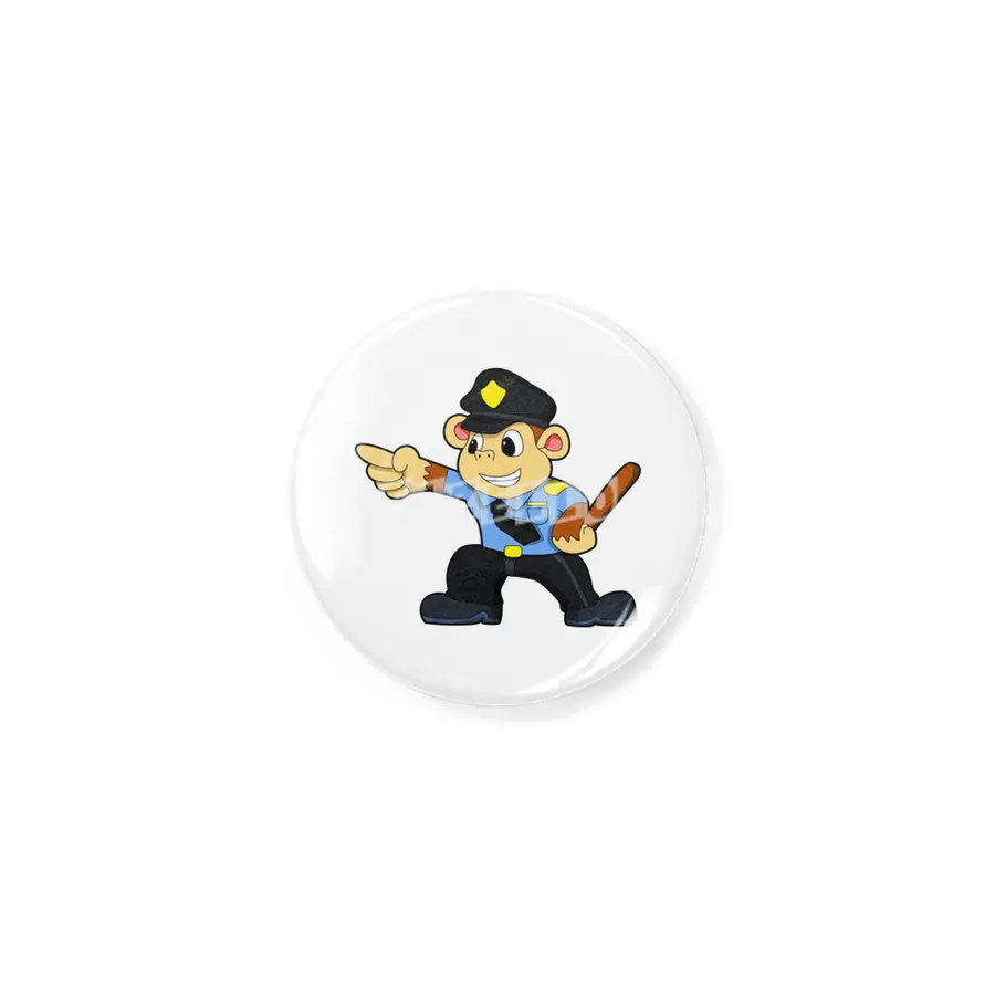 Monkey as Police officer - Police Rozet