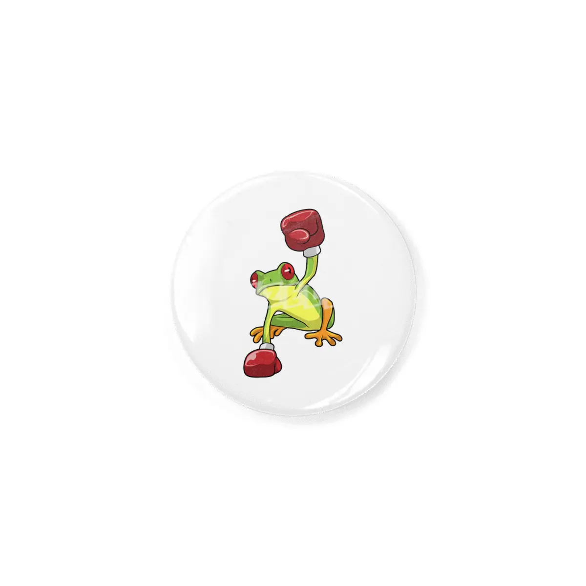 Frog at Boxing with Boxing gloves Rozet