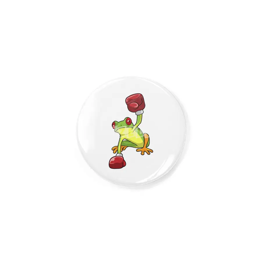 Frog at Boxing with Boxing gloves Rozet