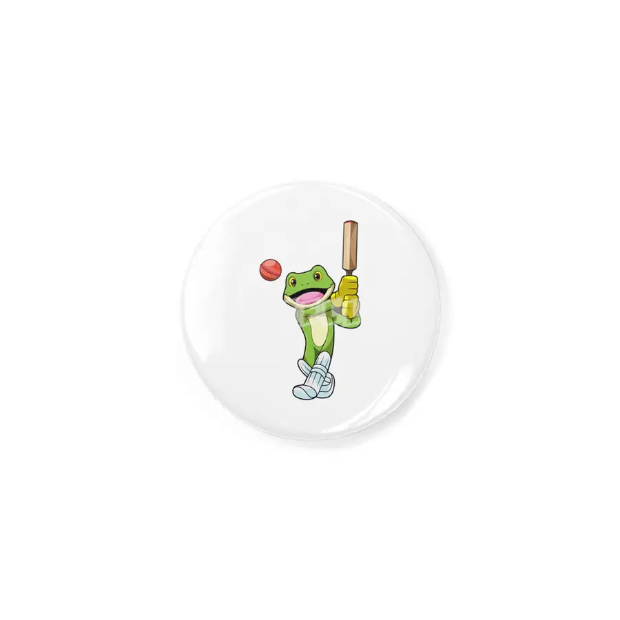 Frog at Cricket with Cricket bat Rozet