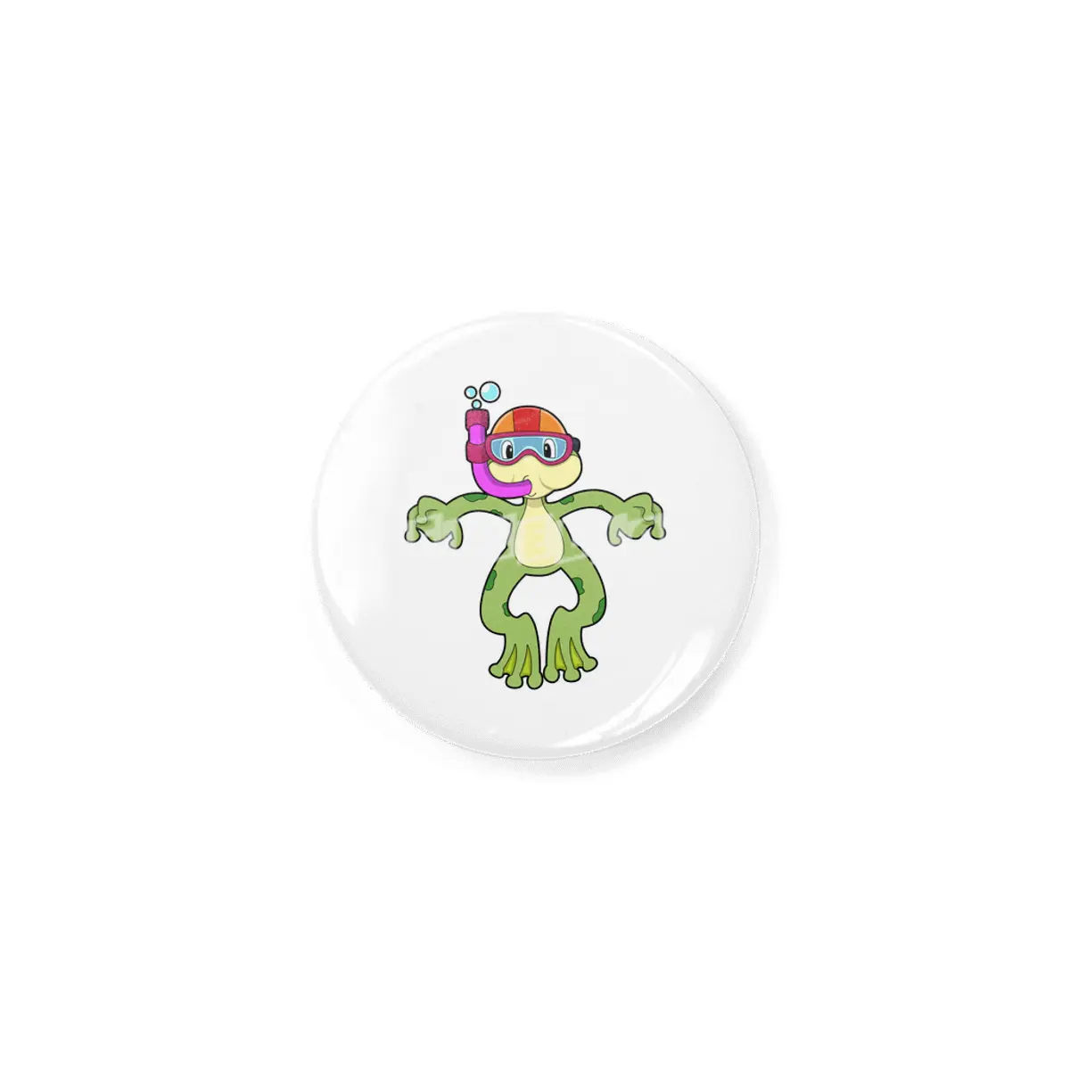 Frog at Diving with Snorkel Rozet