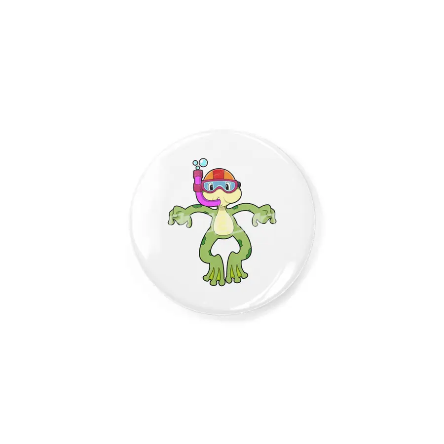 Frog at Diving with Snorkel Rozet