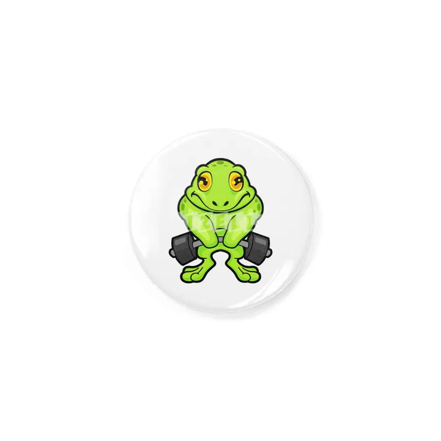 Frog at Fitness with Barbell Rozet