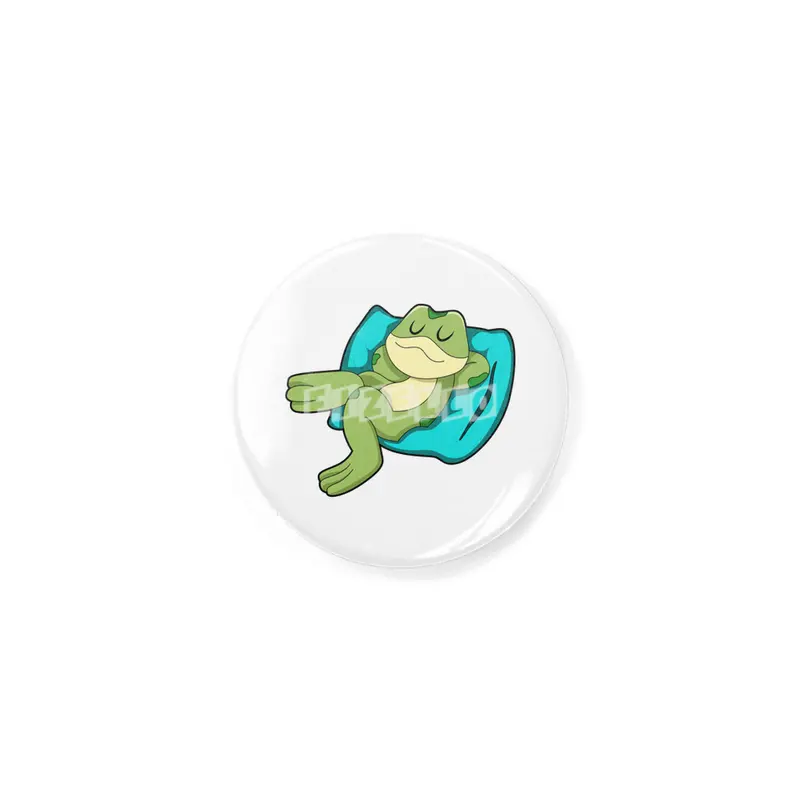 Frog at Sleeping with Pillow Rozet