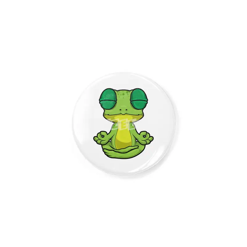 Frog at Yoga Stretching exercises in Cross-legged Rozet