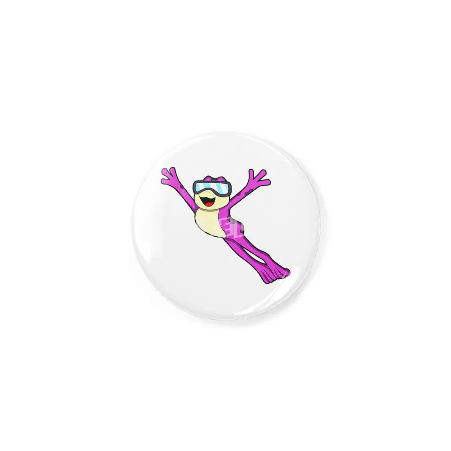 Frog with Sunglasses Rozet