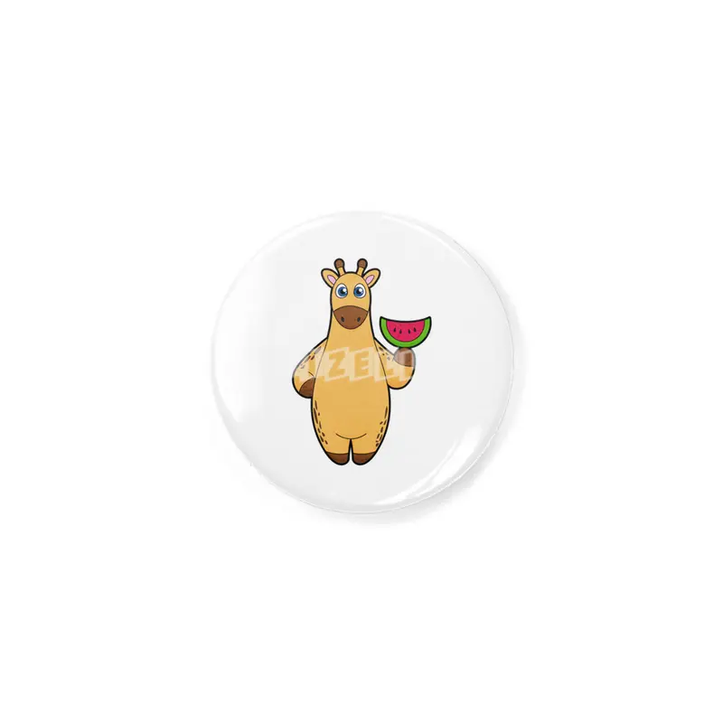 Giraffe at Eating with Watermelon Rozet