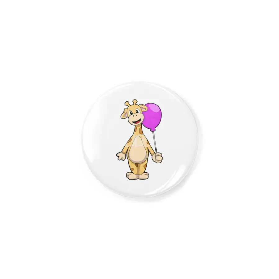 Giraffe with Balloon Rozet