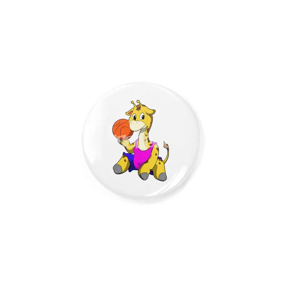 Giraffe with Basketball Rozet
