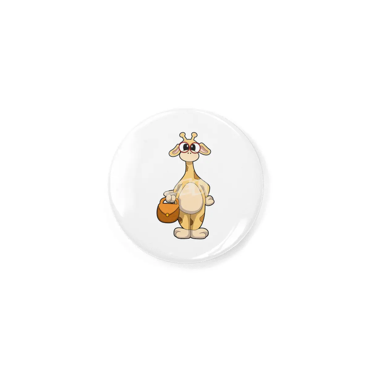 Giraffe with Glasses & Bag Rozet