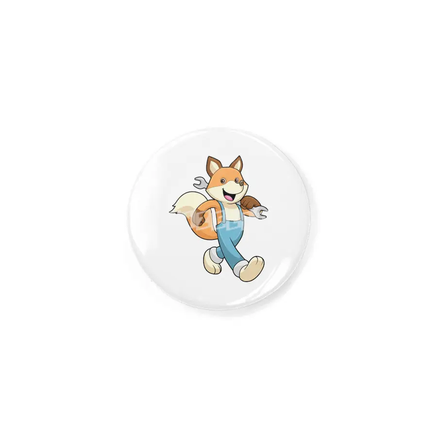 Fox as Mechanic with Wrench Rozet