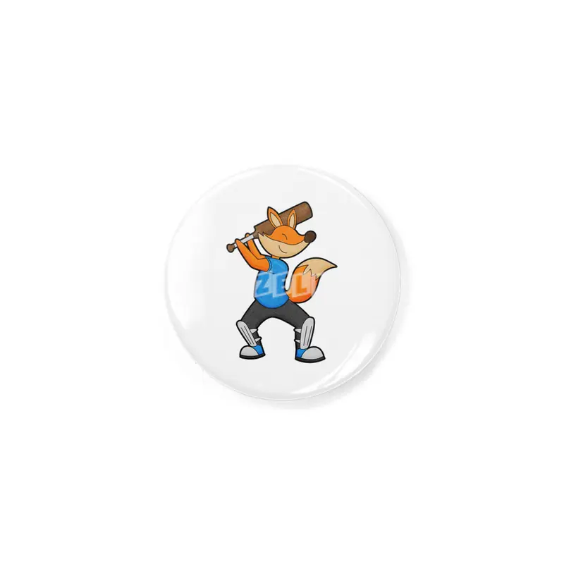 Fox at Cricket with Cricket bat Rozet