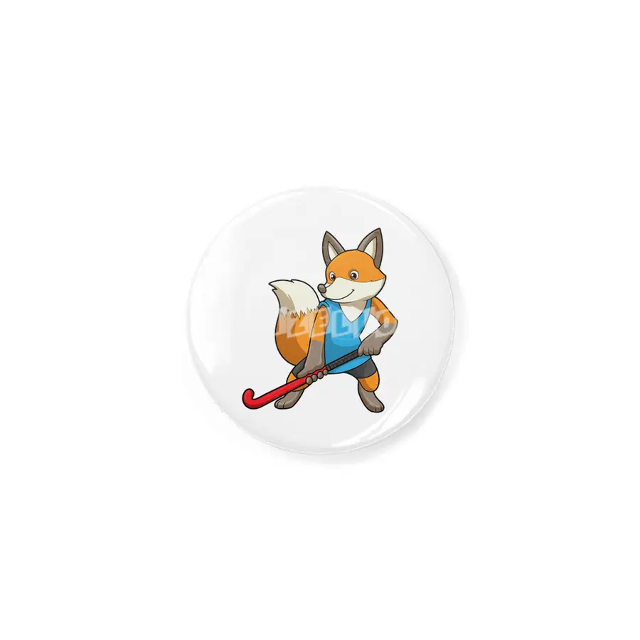 Fox at Hockey with Hockey bat Rozet