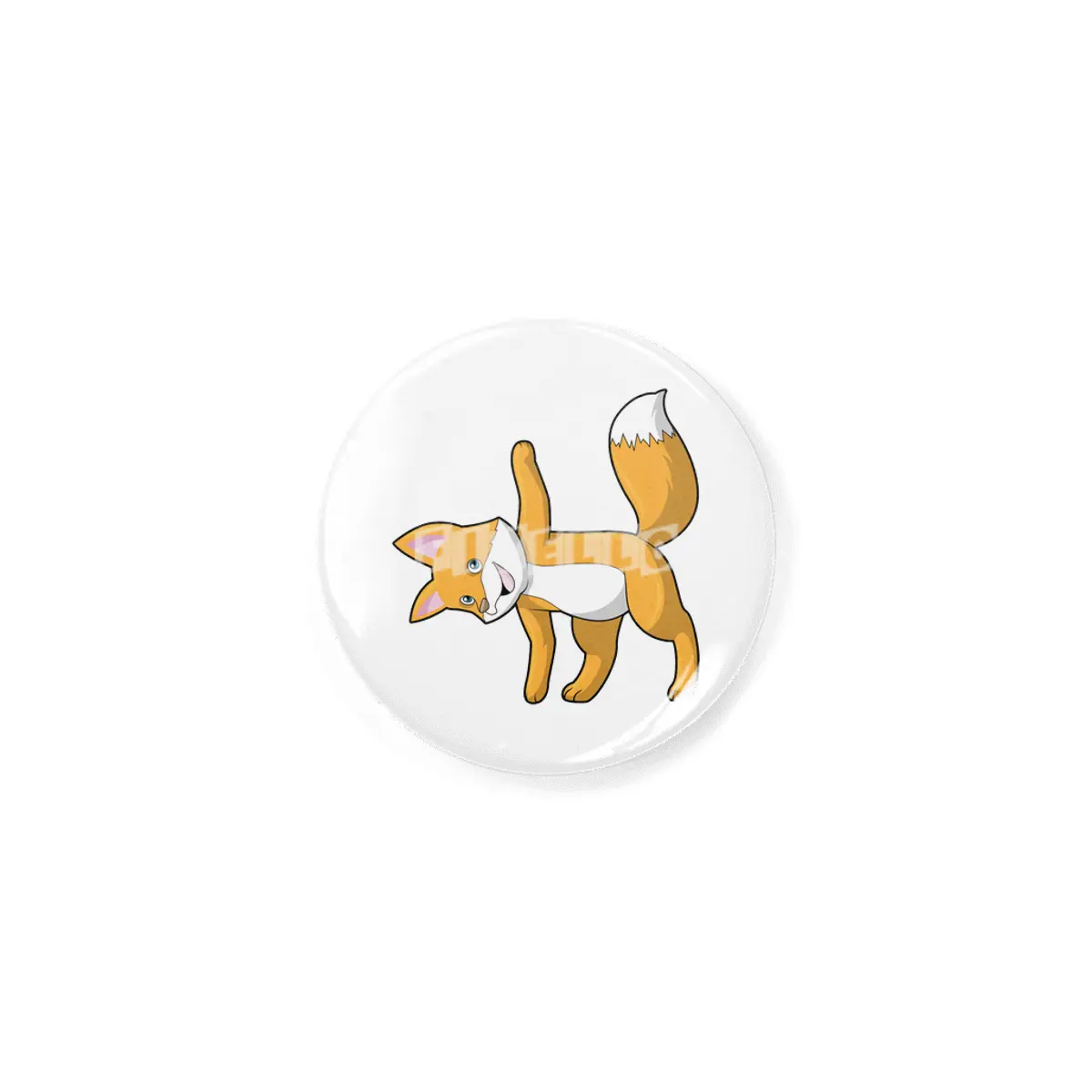 Fox at Yoga Stretching Rozet