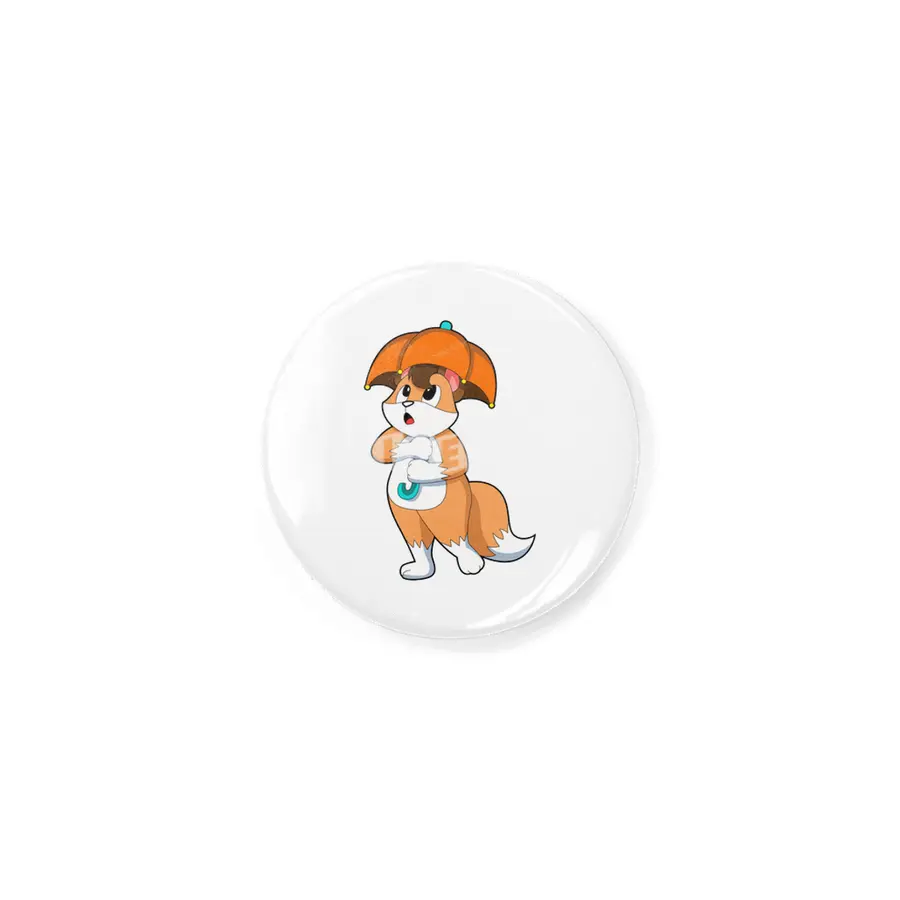 Fox with Umbrella Rozet