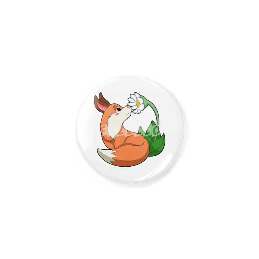 Fox with white Flower Rozet