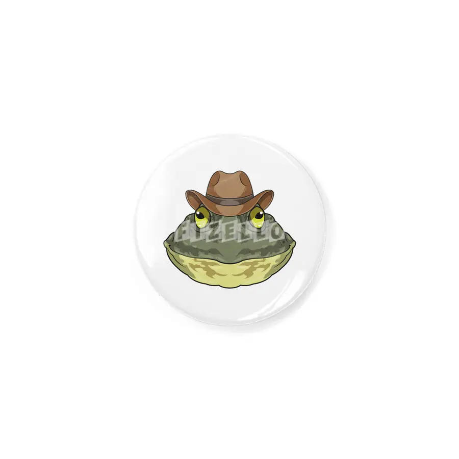 Frog as Cowboy with Hat Rozet