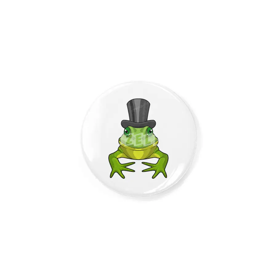 Frog as Gentleman with Top hat Rozet