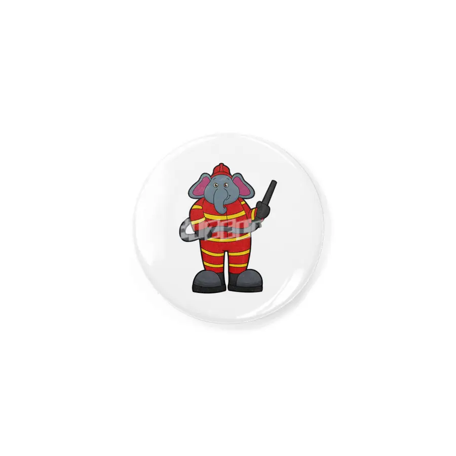 Elephant as Firefighter with Hose Rozet