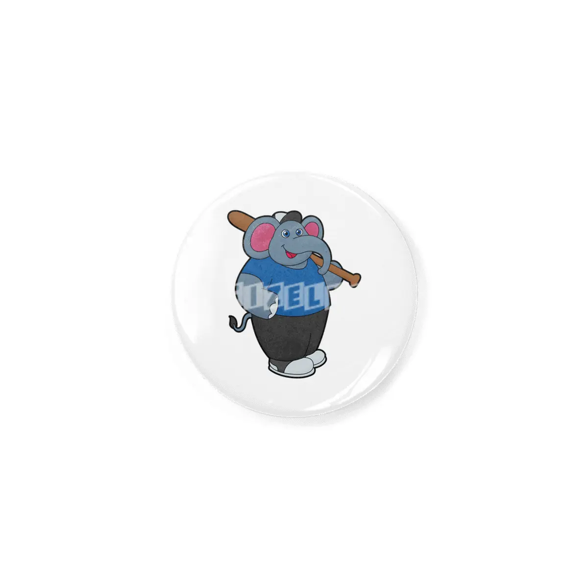 Elephant at Baseball with Baseball bat Rozet