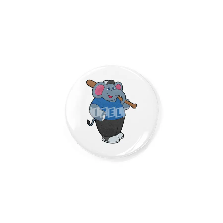 Elephant at Baseball with Baseball bat Rozet