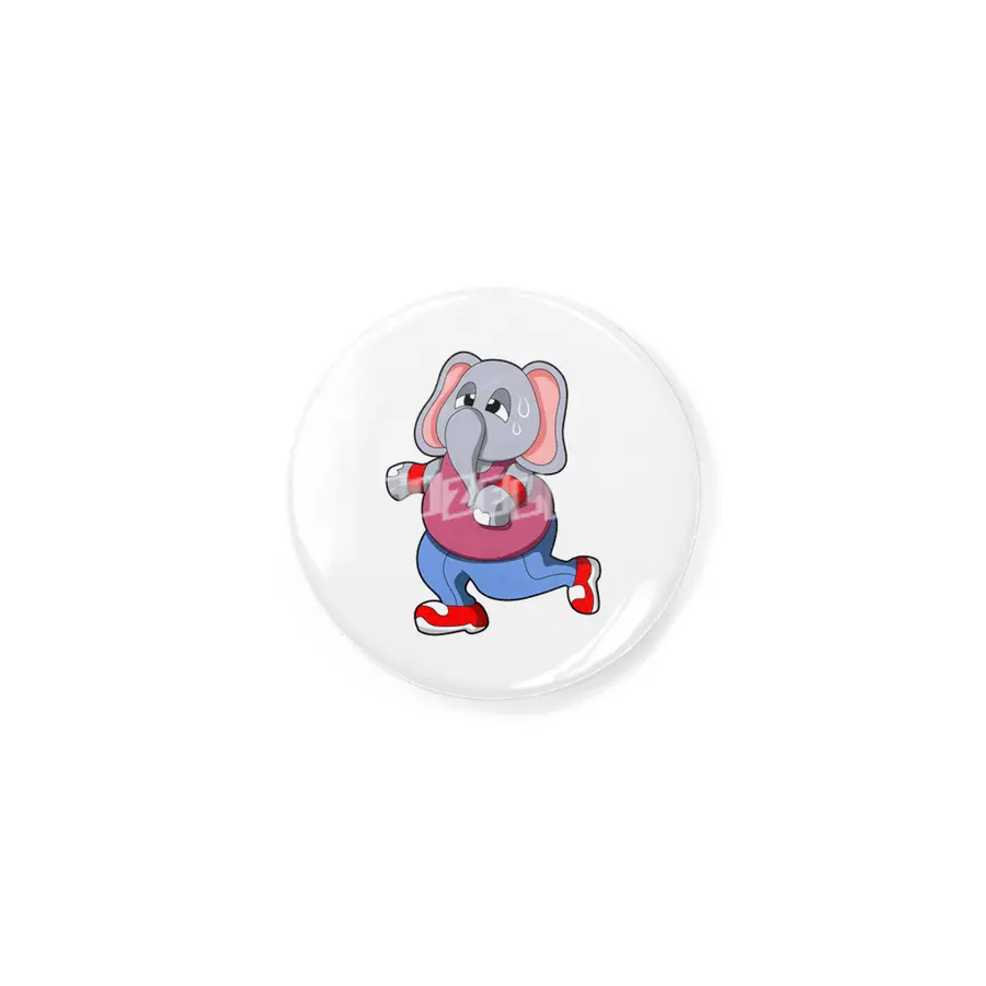 Elephant at Fitness - Jogging with Sweatband Rozet