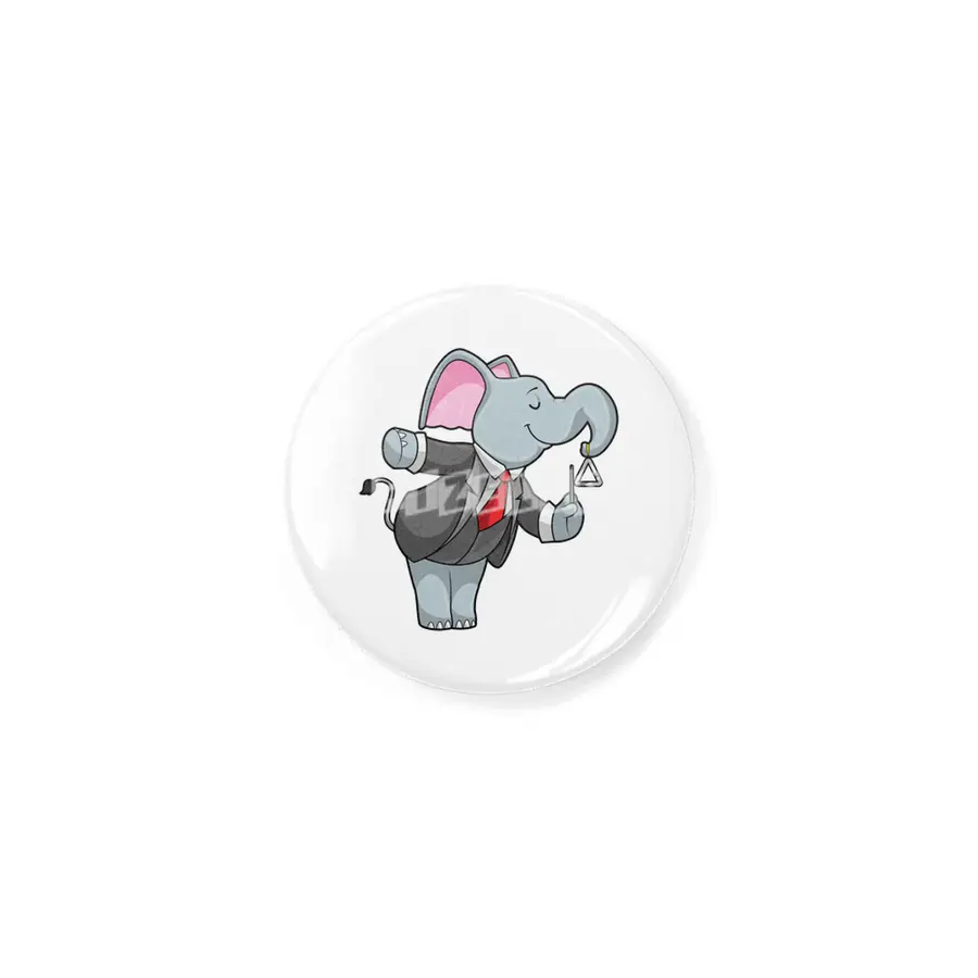 Elephant at Music with Triangle Rozet