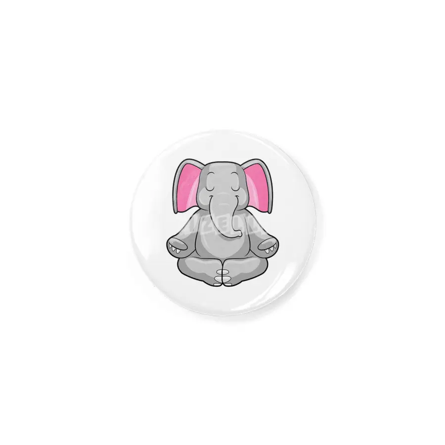 Elephant at Yoga in Cross-legged Rozet