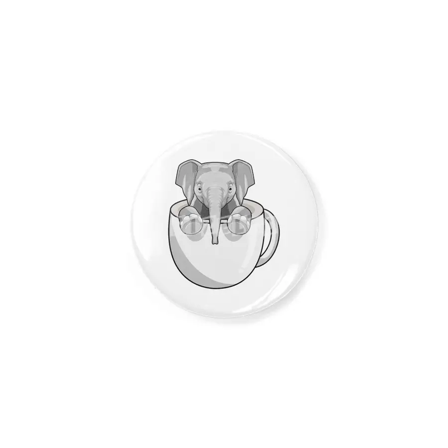 Elephant with Cup Rozet