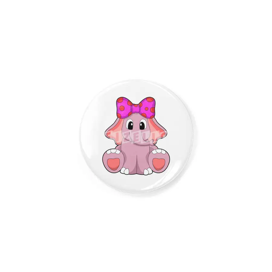 Elephant with Ribbon Rozet