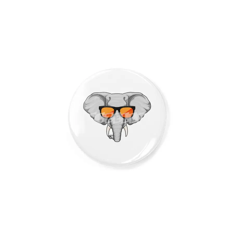 Elephant with Sunglasses Rozet