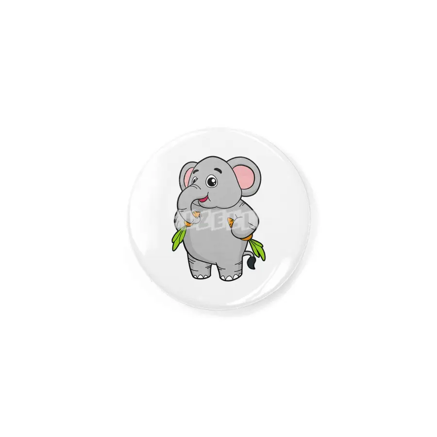 Elephants with Carrots Rozet