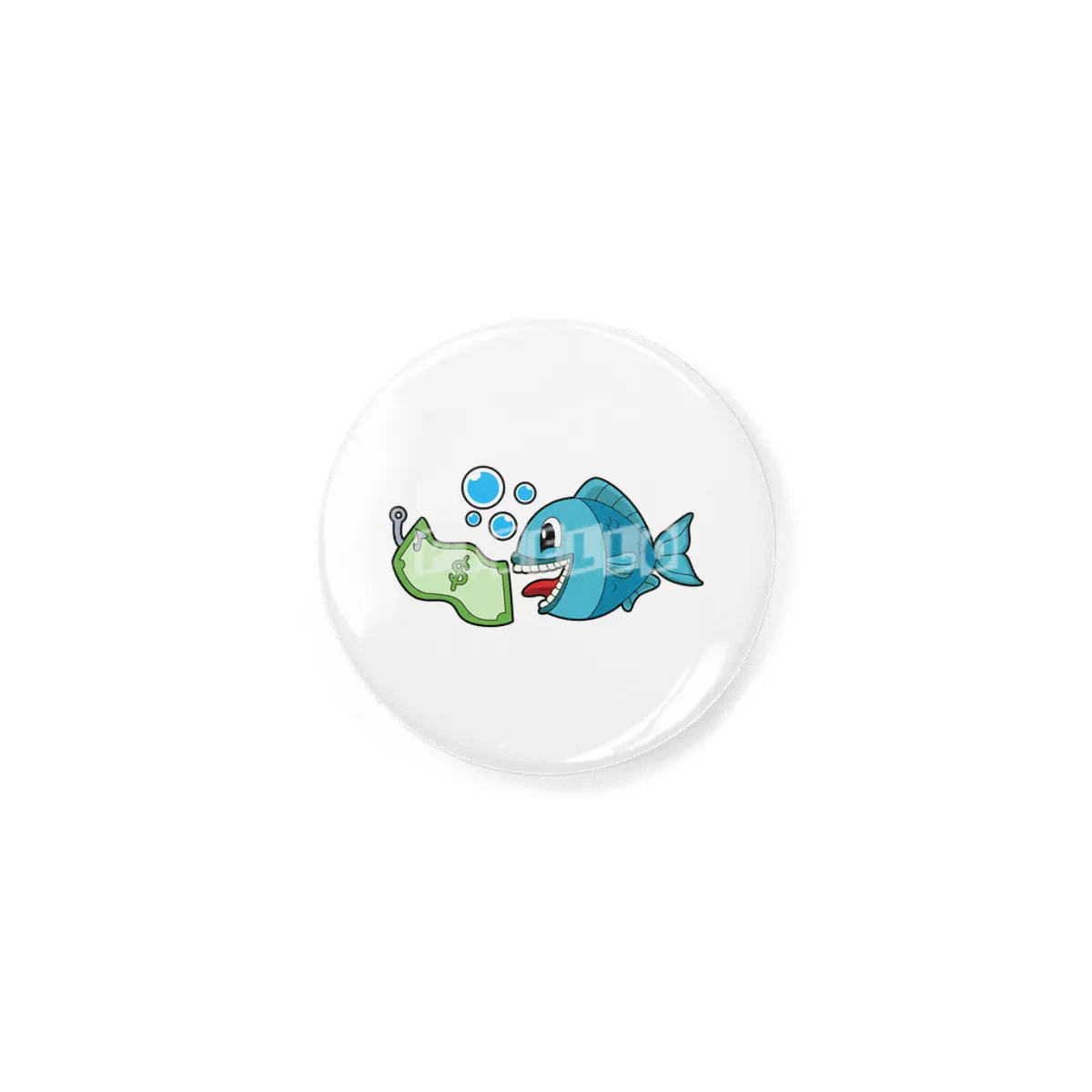 Fish with Bank note Rozet