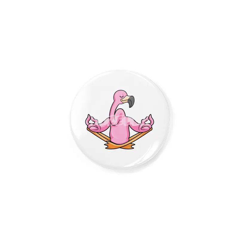 Flamingo at Yoga in Cross-legged Rozet
