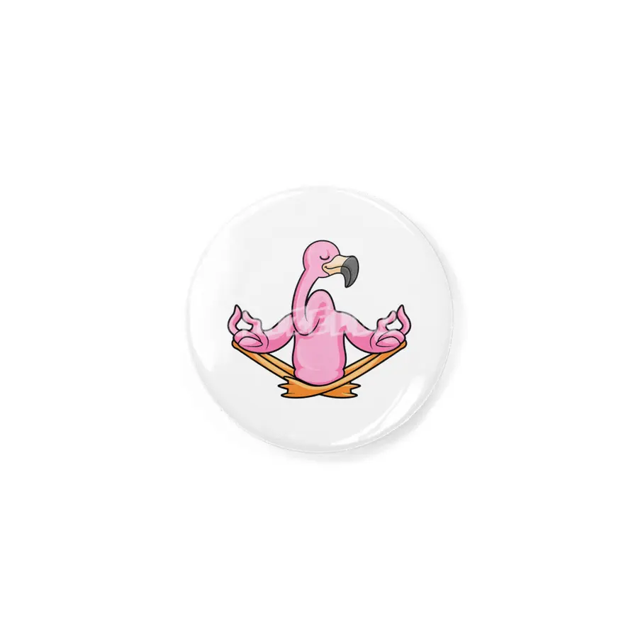 Flamingo at Yoga in Cross-legged Rozet