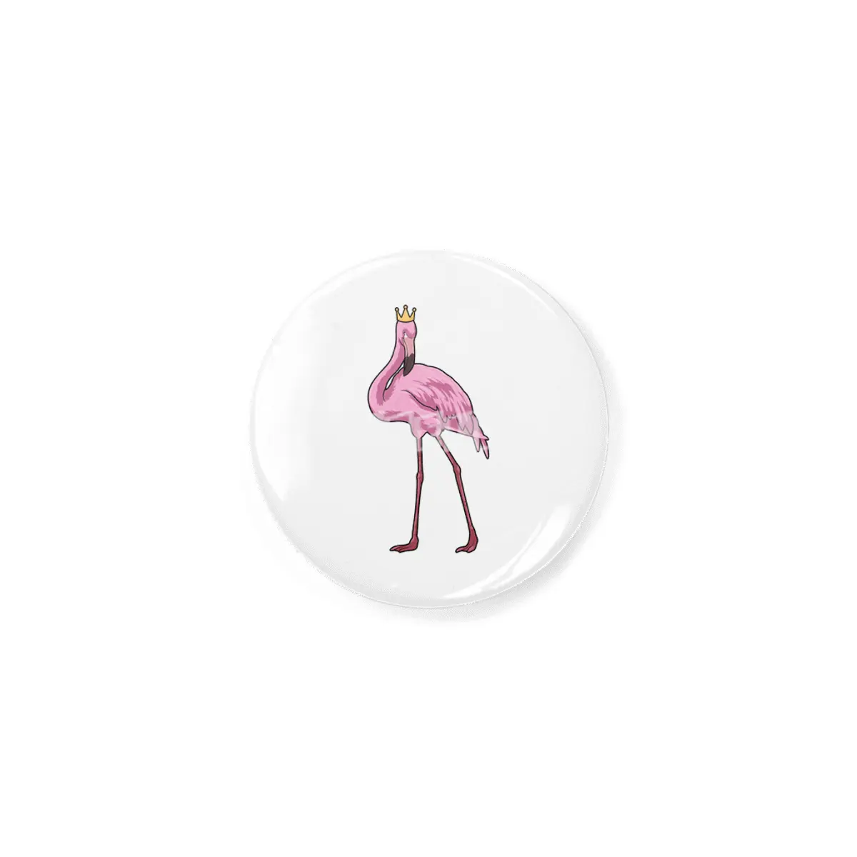 Flamingo with Crown Rozet