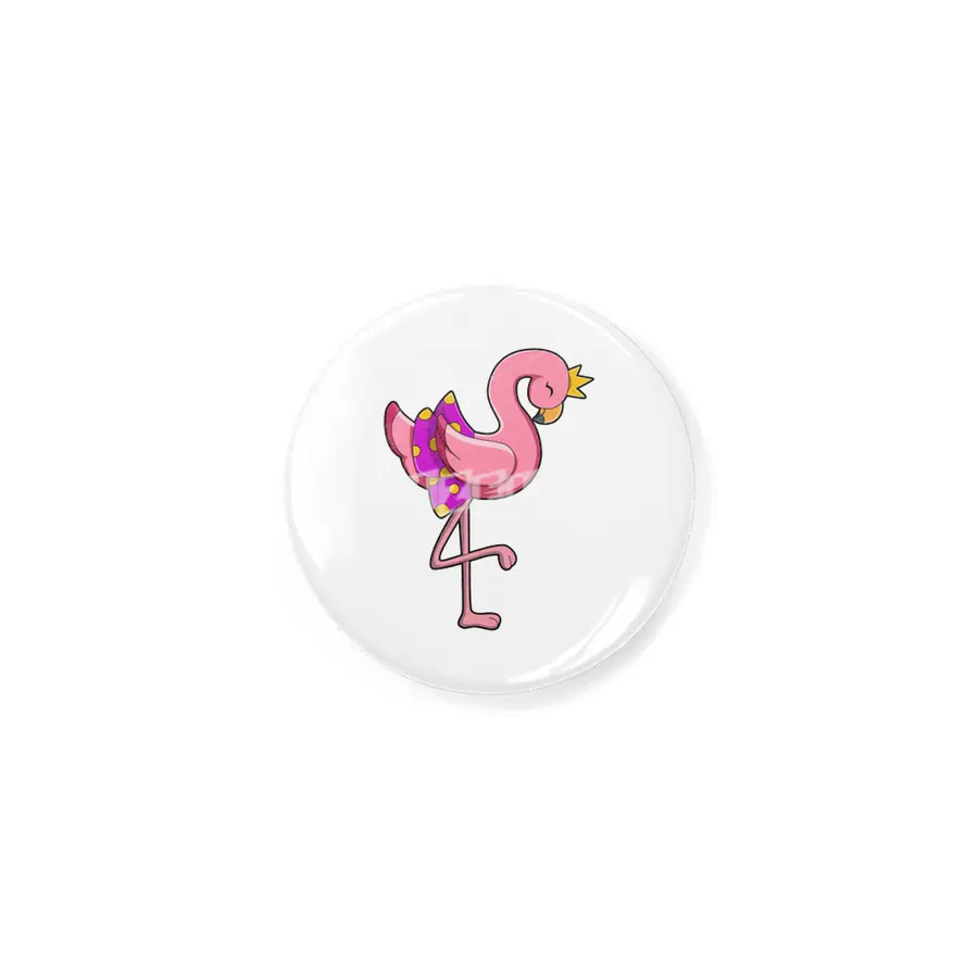 Flamingo with Crown & Skirt Rozet