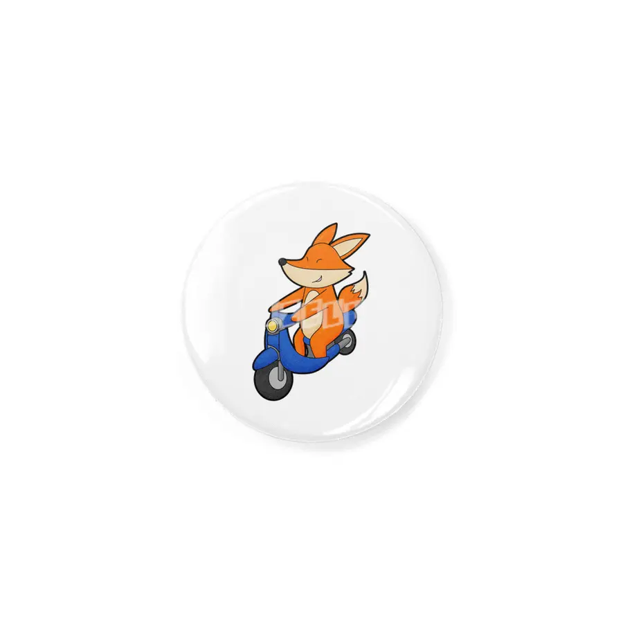Fox as Biker with Scooter Rozet