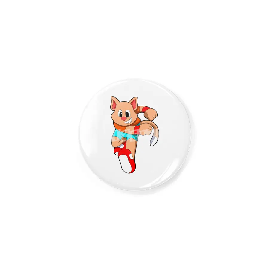 Cat at Fitness - Jogging Rozet