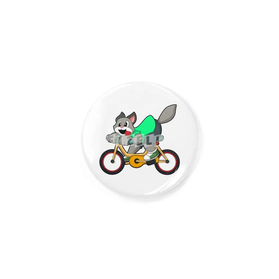 Cat with Bicycle Rozet