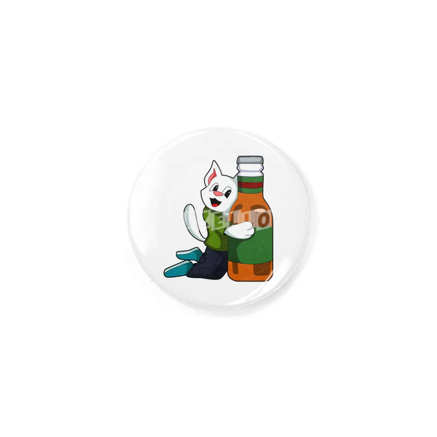 Cat with Bottle of Beer Rozet