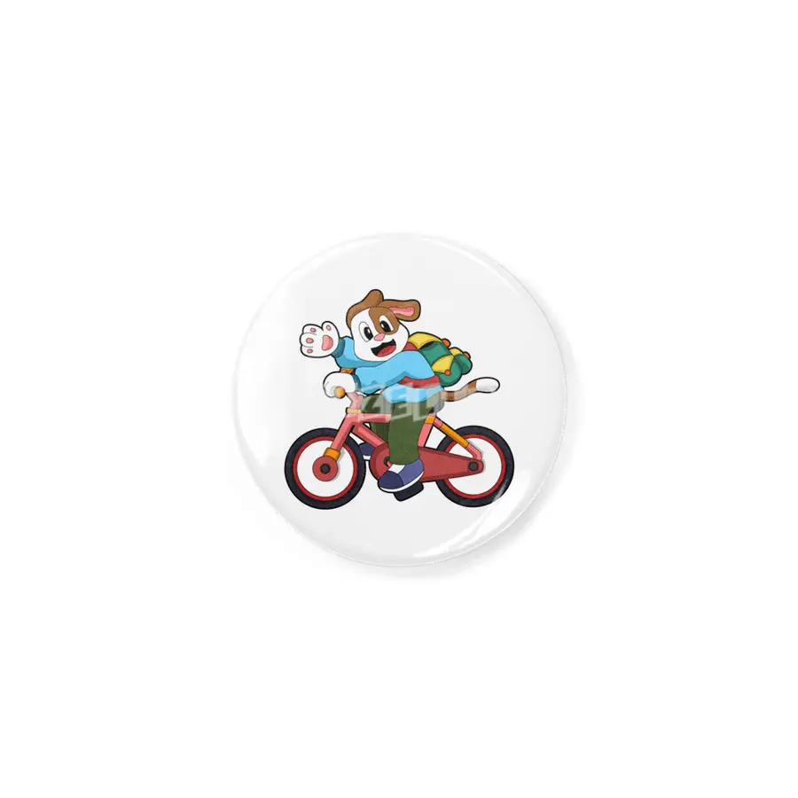Dog with Bicycle Rozet