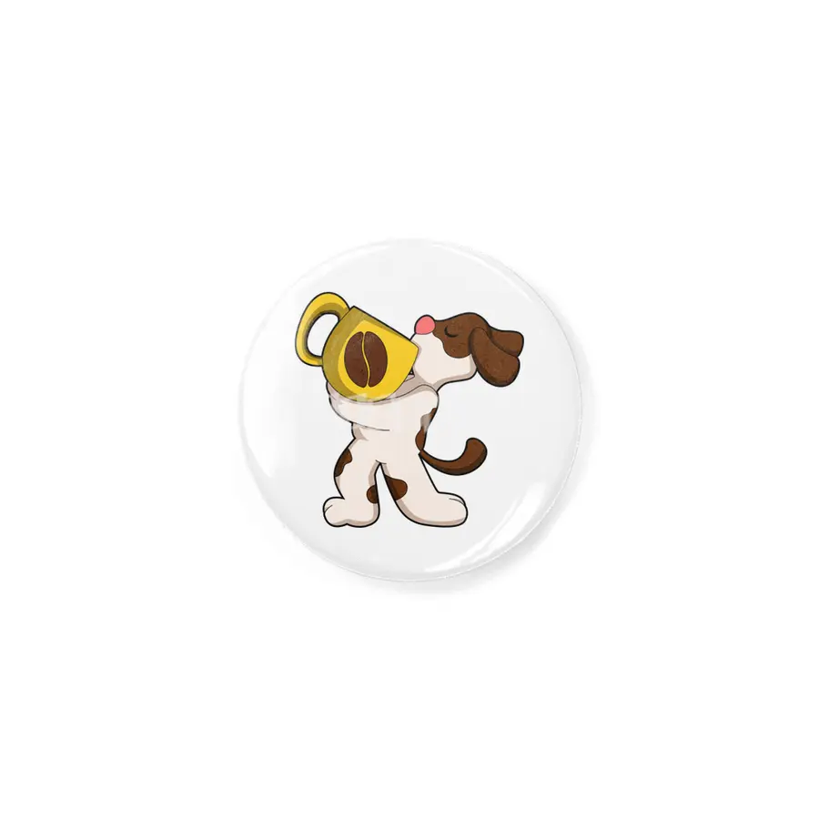 Dog with Cup of Coffee Rozet