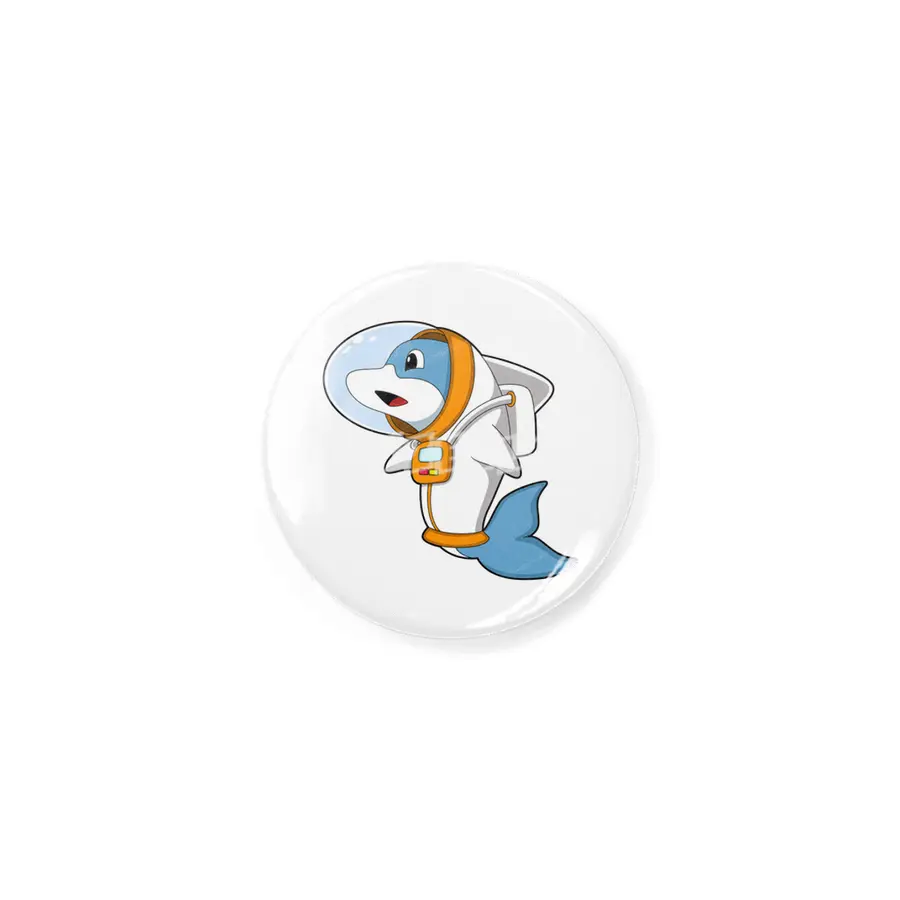 Dolphin as Astronaut with Costume Rozet