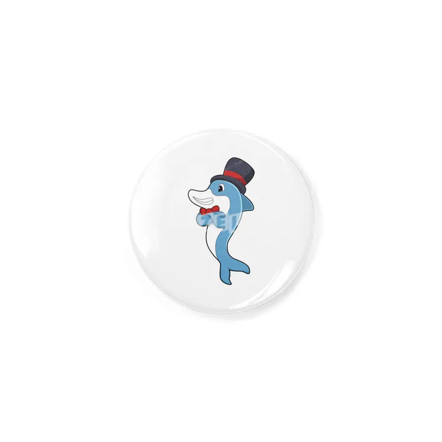 Dolphin as Gentleman with Hat Rozet