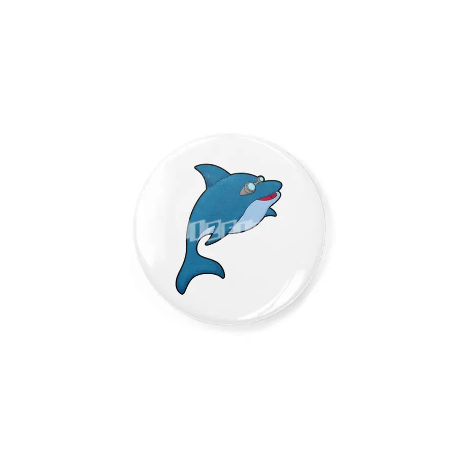 Dolphin at Swimming with Swimming goggles Rozet