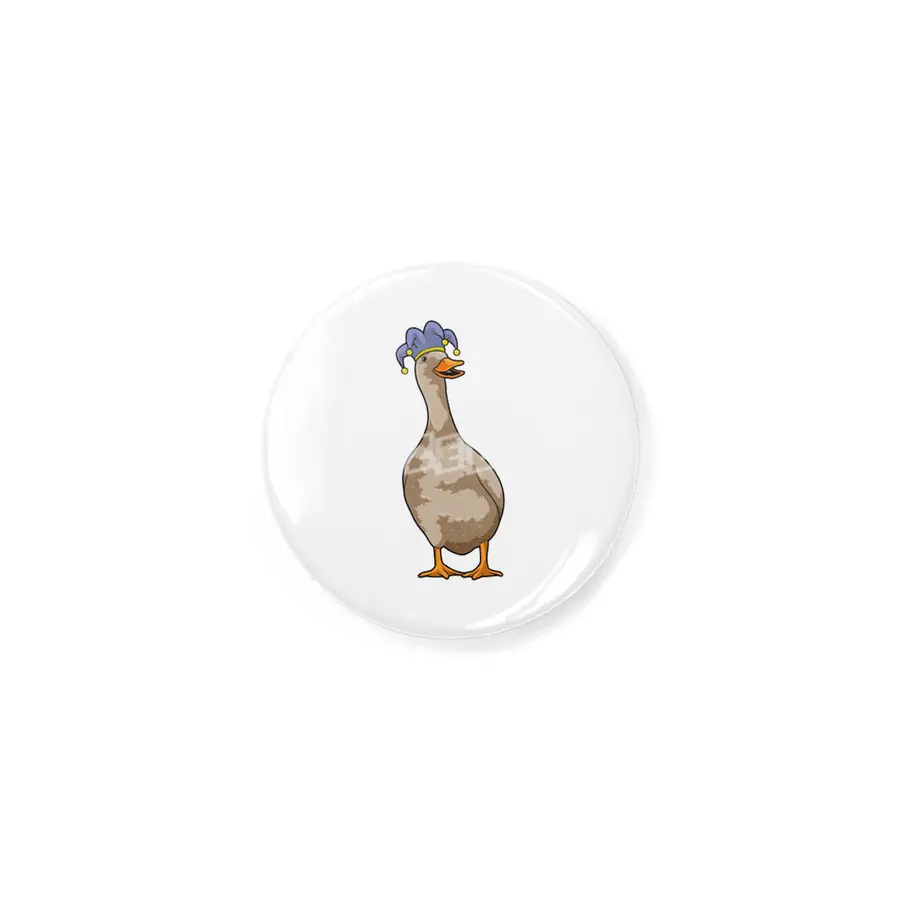 Duck as Jester in Middle age Rozet